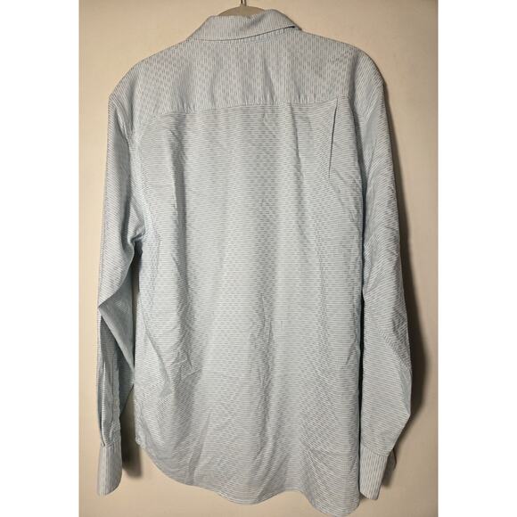 TOMMY BAHAMA Mens M Sarasota Stretch Ventura Coast IslandZone Shirt Blue Green - Picture 7 of 10